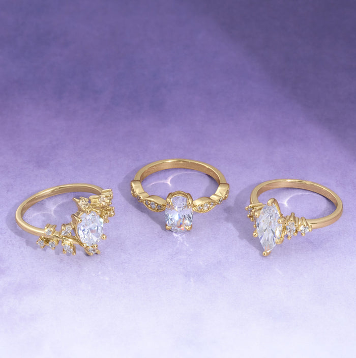 Or 10 carats, 14 carats ou 18 carats