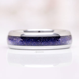 Starry Night Wedding Band in Tungsten Carbide (6mm)