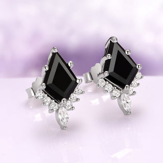 Skye Kite® Black Onyx Stud Earrings in Sterling Silver