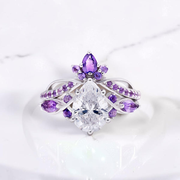 Fantasy-inspired engagement ring by Aquamarise shown in a ring style banner