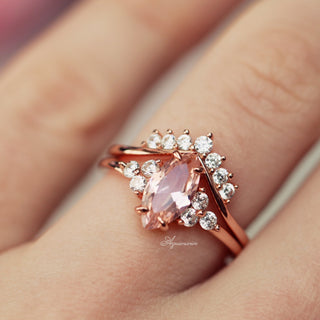 Petite Crown Stacking Wedding Band in 14K Rose Gold Vermeil