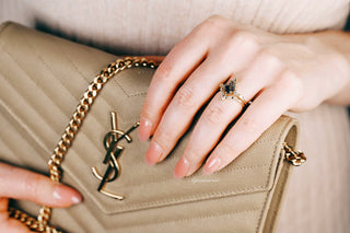 Skye Kite® Herkimer Diamond Ring Set in 14K Yellow Gold Vermeil