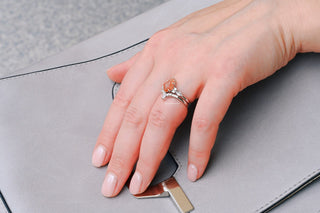 Skye Kite®  Natural Sunstone Ring Set in Sterling Silver