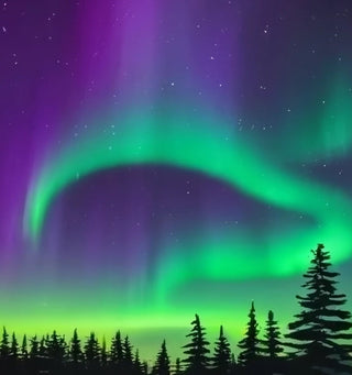 Borealis Tanzanite & Teal Sapphire Couples Ring Set (Mountain Range)