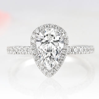 Elodie Lab-Grown Diamond Engagement Ring- 14K White Gold (IGI Certified)