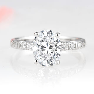 Bliss Lab-Grown Diamond Engagement Ring- 14K White Gold (IGI Certified)