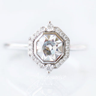 Octavia Lab-Grown Diamond Engagement Ring- 14K White Gold (IGI Certified)