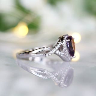 Flair Alexandrite Ring- Sterling Silver