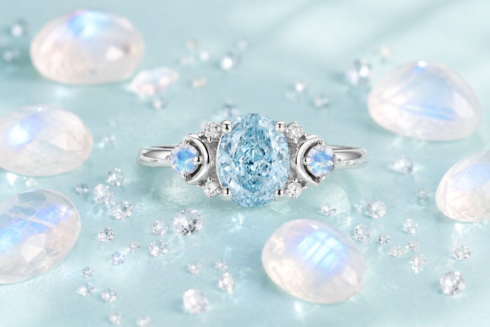 What an Aquamarine Engagement Ring Means (and What to Know Before You Choose One)