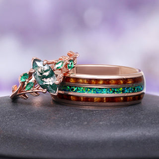 Best Settings for Moss Agate Engagement Rings: Bezel, Prong, and Beyond