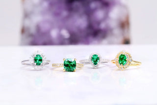 Green Engagement Rings: The Complete Guide to Every Green Gemstone