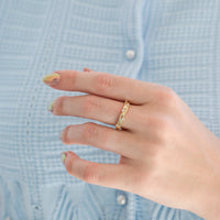 Women's Yellow Gold Vermeil Wedding Bands