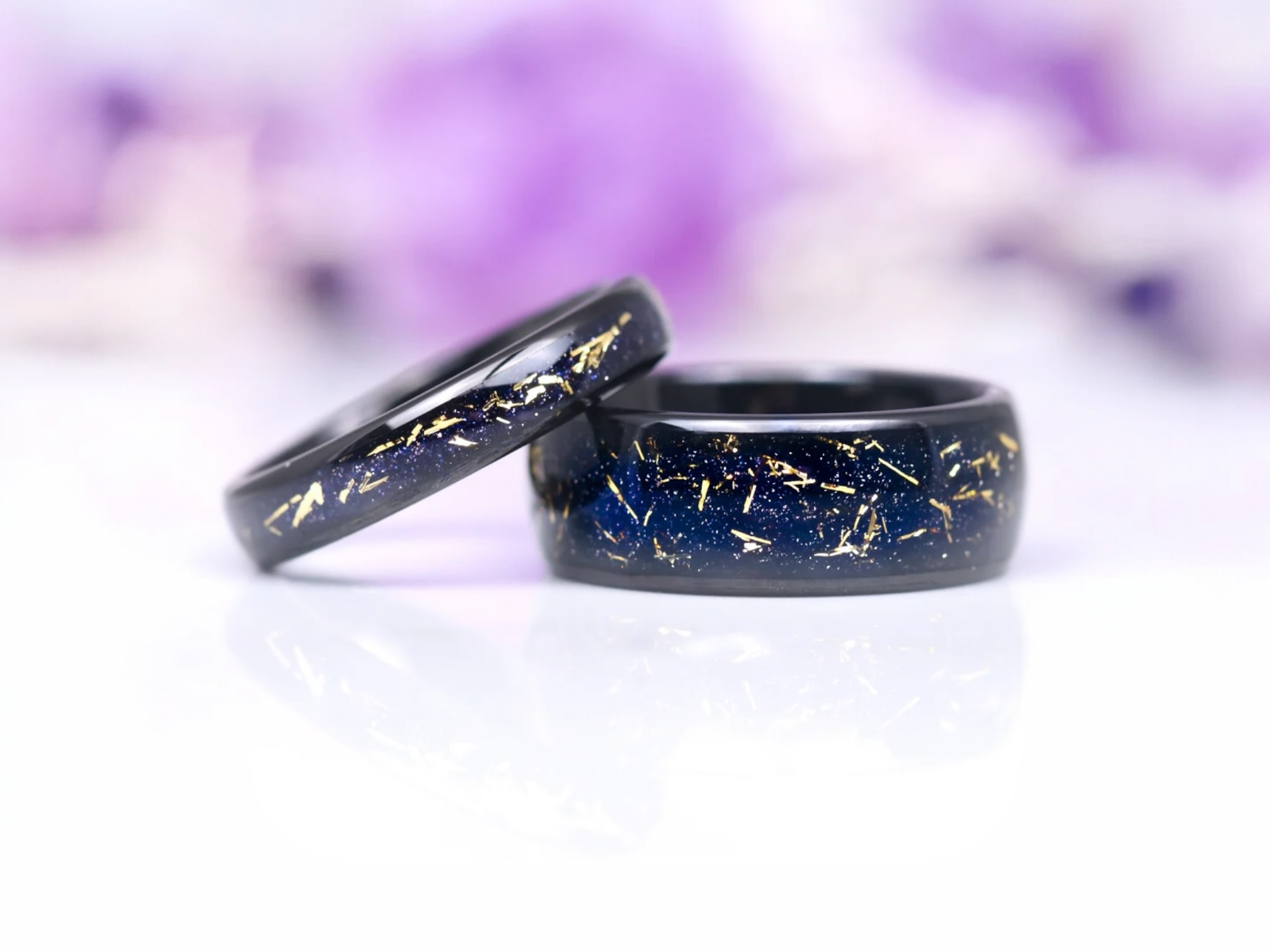 Starry Night Rings