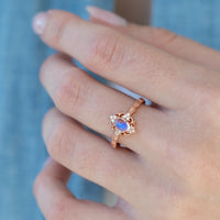 Moonstone Engagement Rings