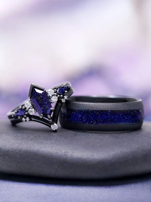 Black Finish Rings