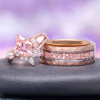 Skye Kite® Morganite Couples Ring Set