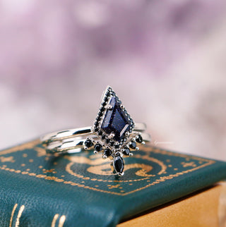 Starry Night Couples Ring Set