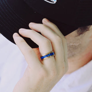 Skye Kite® Blue Lapis Lazuli & Moonstone Couples Ring Set