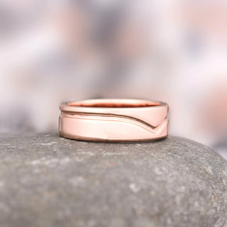 Hexagon Morganite Couples Ring Set