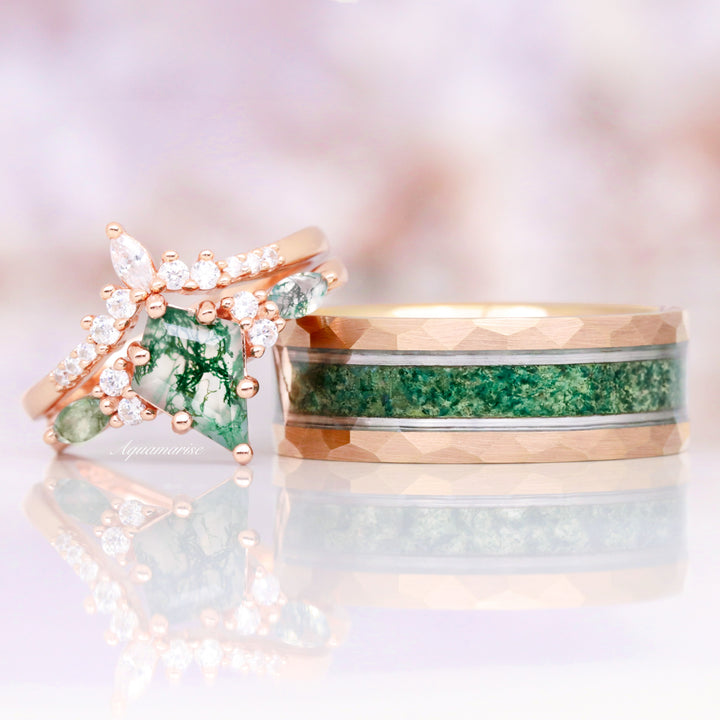 Skye Kite®  Moss Agate Couples Ring
