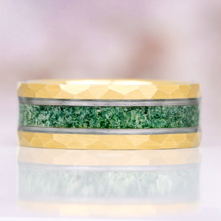 Skye Kite™  Kite Green Moss Agate Couples Ring