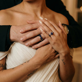 Elara starry night couples ring acotar fantasy inspired