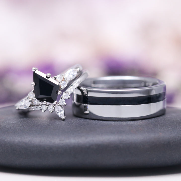 Skye Kite®  Black Onyx Ring Set in Sterling Silver