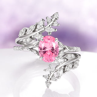 Marquise Diamond Leaf Ring Guard in 14K White Gold