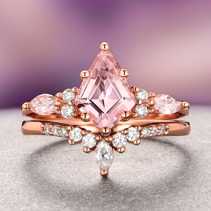 Skye Kite® Morganite Ring Set in 14K Rose Gold Vermeil
