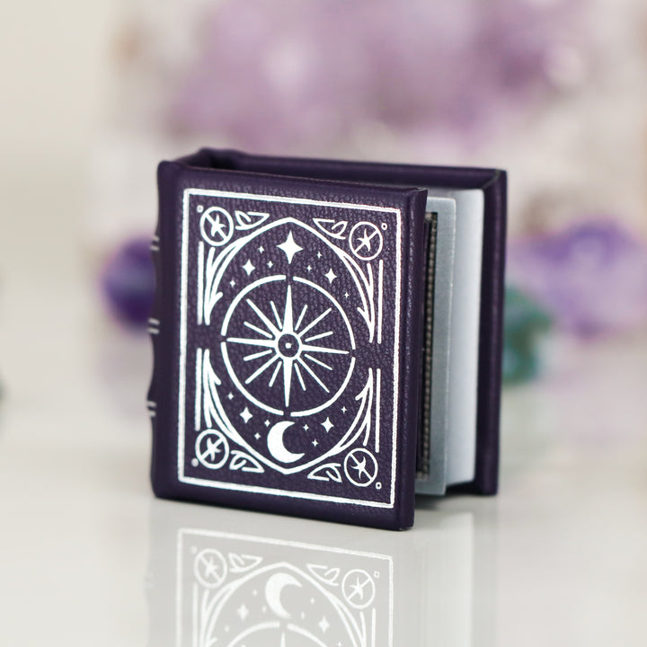 Night Court Handmade Leather Book Ring Box (fits a ring up to a size 8)