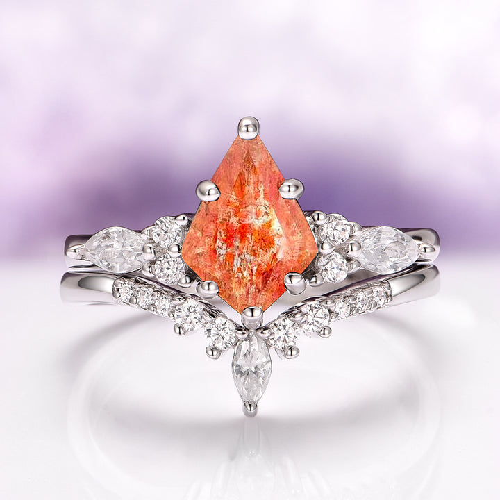 Skye Kite®  Natural Sunstone Ring Set in Sterling Silver
