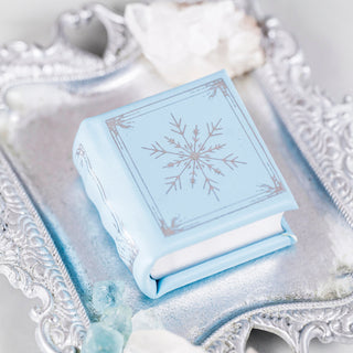 Winter Court Leather Book Ring Box – Glacier Mist Edition (Small)
