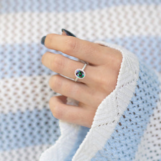 Iris Mystic Topaz Ring in Sterling Silver