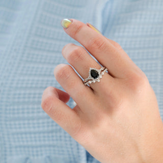 Briar Black Onyx & Pearl Couples Ring Set