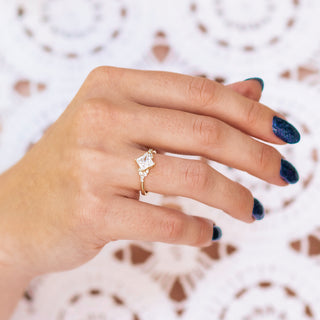 Ellie Lab-Grown Diamond Engagement Ring in Solid 14K Yellow Gold (IGI Certified)