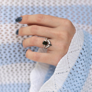 Ava Black Onyx Ring- 925 Sterling Silver