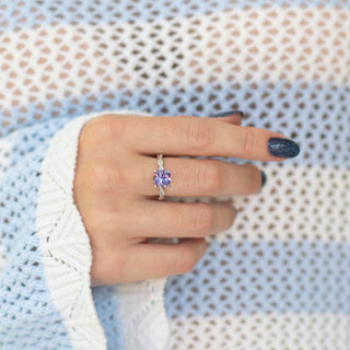 Sophia Twisted Vine Alexandrite Ring in Sterling Silver