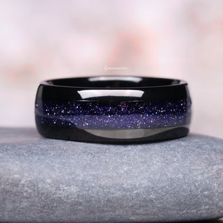 Starry Night Couples Ring Set