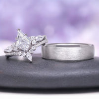 Skye Kite® Simulated Diamond Couples Ring Set