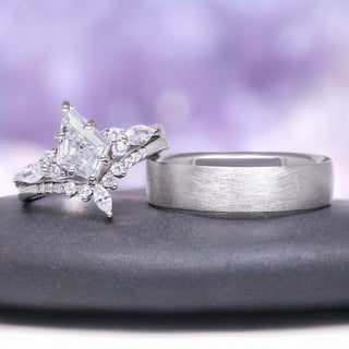 Skye Kite® Simulated Diamond Couples Ring Set