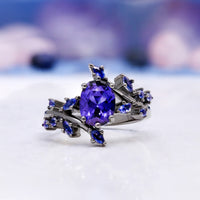 Fantasy-inspired engagement ring by Aquamarise shown in a collection banner