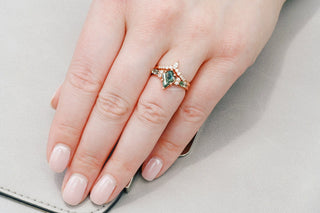 Skye Kite® Moss Agate Couples Ring Set