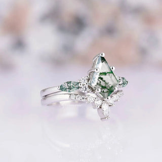 Skye Kite®  Moss Agate Couples Ring Set