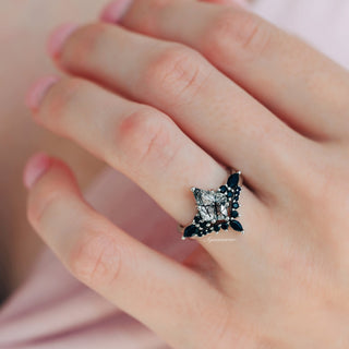 Skye Kite® Rutilated Quartz & Black Onyx Ring Set in Sterling Silver