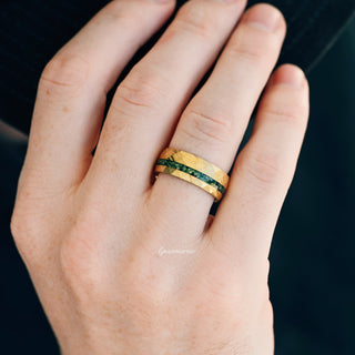 Skye Kite® Green Moss Agate Couples Ring Set