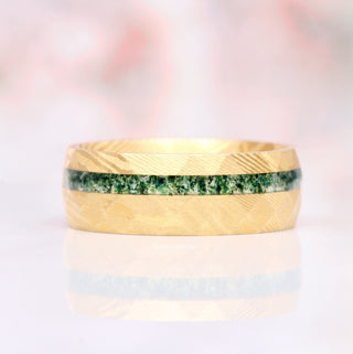 Skye Kite® Green Moss Agate Couples Ring Set