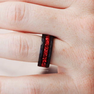 Skye Kite® Natural Red Garnet Couples Ring Set