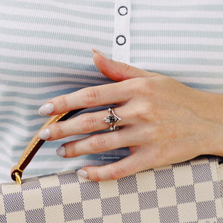 Rutilated Quartz Couples Ring Set