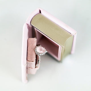 Briar Rose Quartz & Pearl Ring Set in Sterling Silver