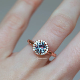 Ella Purple Sapphire in 14K Rose Gold Vermeil
